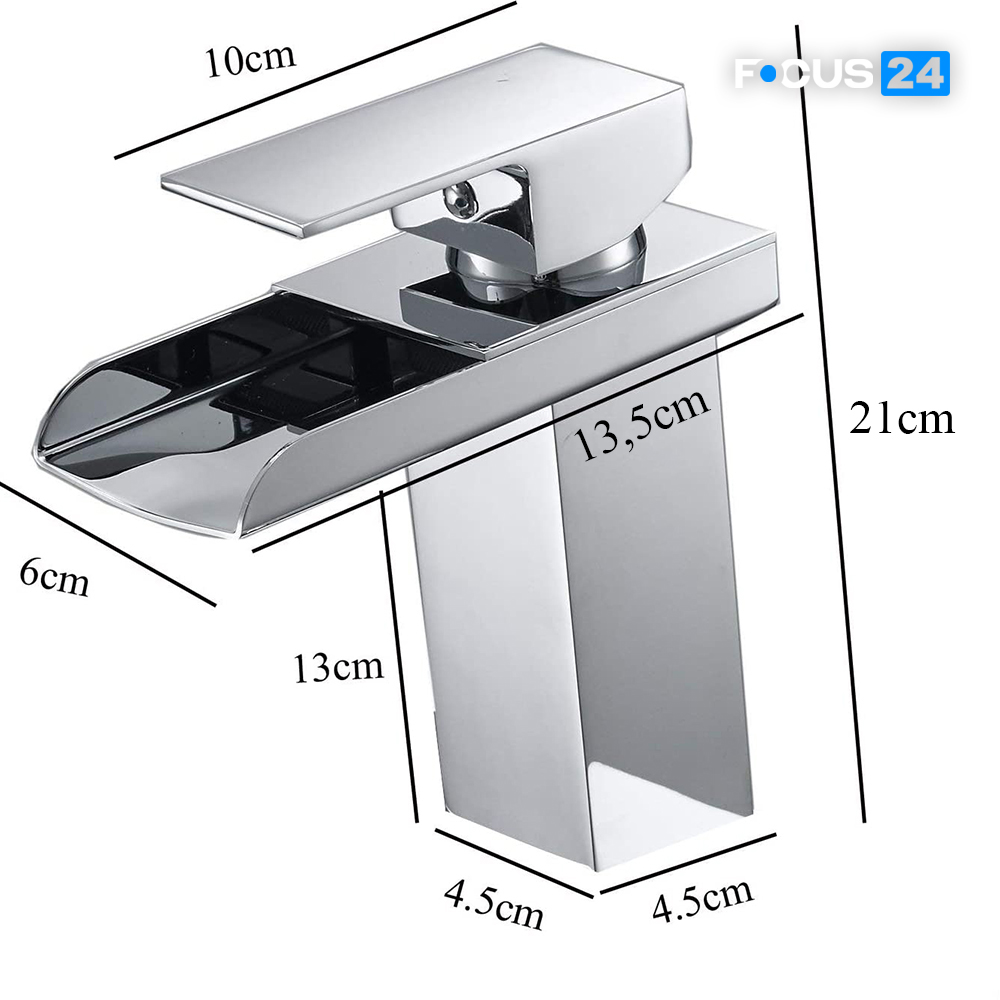Wasserfall Waschtischarmatur Wasserhahn Waschbecken Einhandmischer | eBay