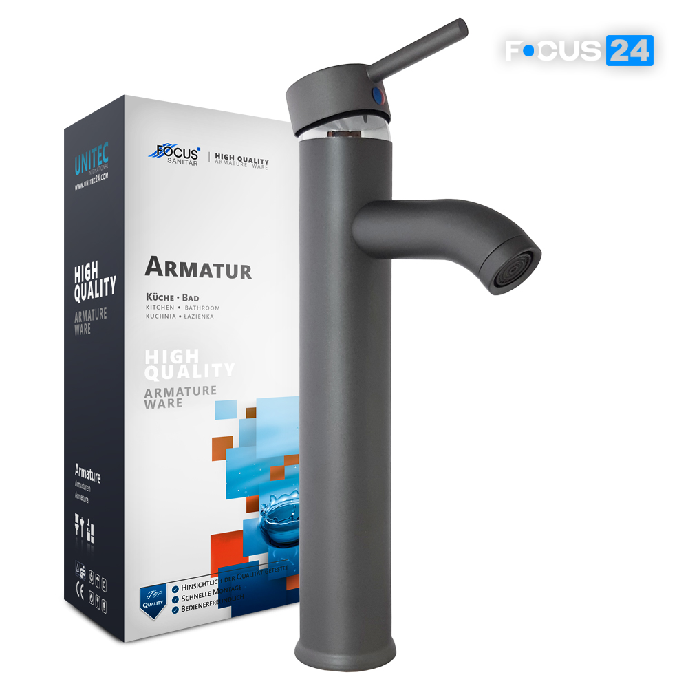 Hoch Wasserfall Waschtischarmatur Bad Becken Wasserhahn Armatur