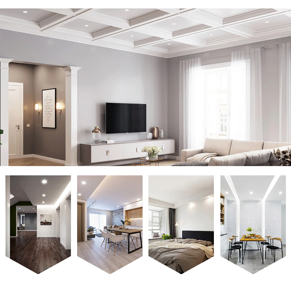 5er SET Einbaustrahler LED Decken-Spots dimmbar 230V Einbau-Leuchten | eBay