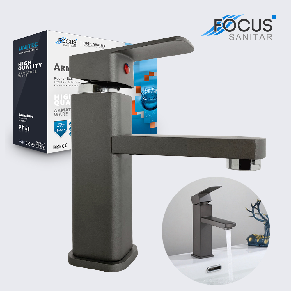 Badarmatur Waschtischamatur Einhebelmischer Wasserhahn Waschbecken Bad